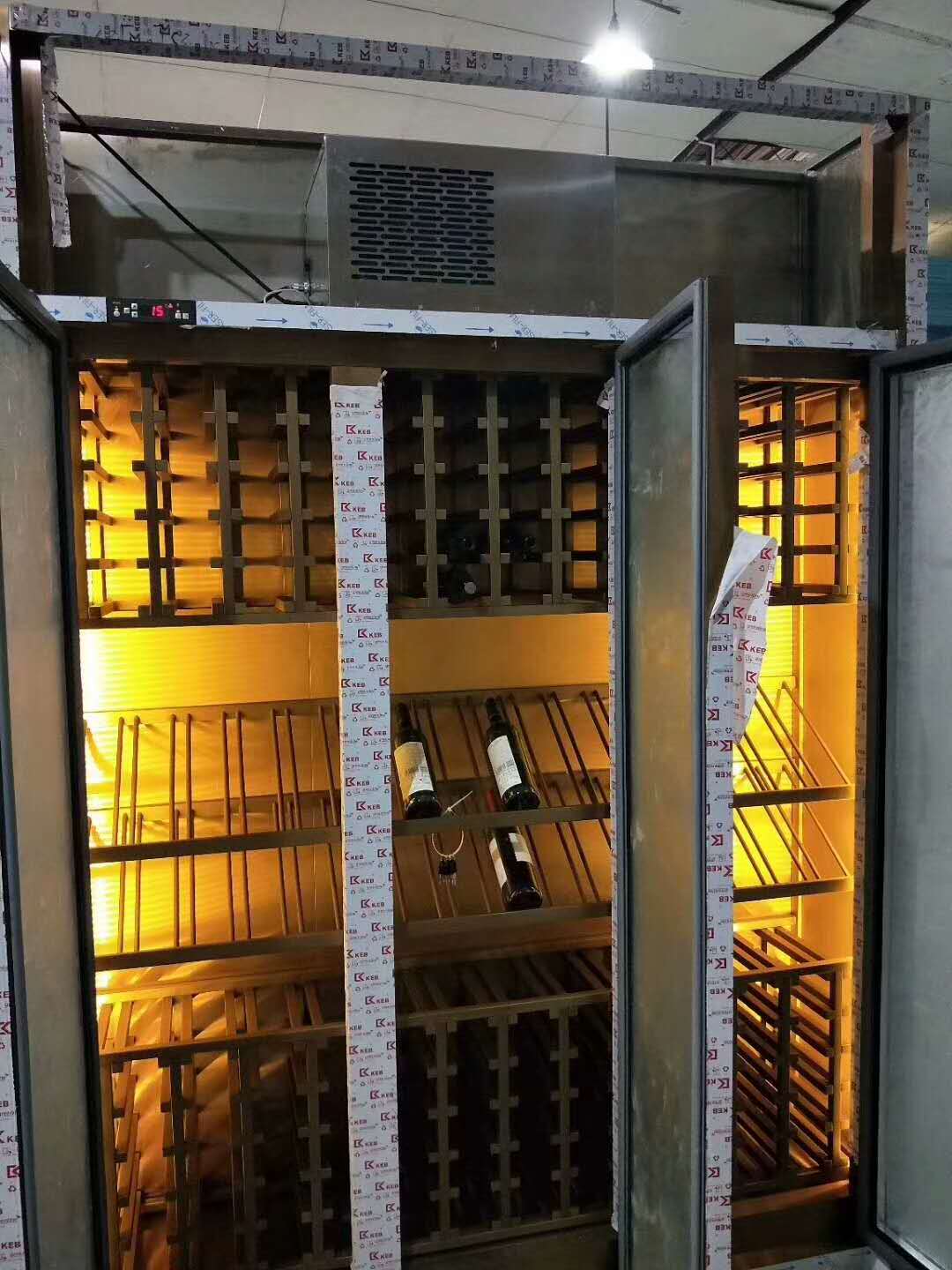 不銹鋼酒柜酒店、紅酒柜玫瑰金不銹鋼酒柜豪華別墅酒柜